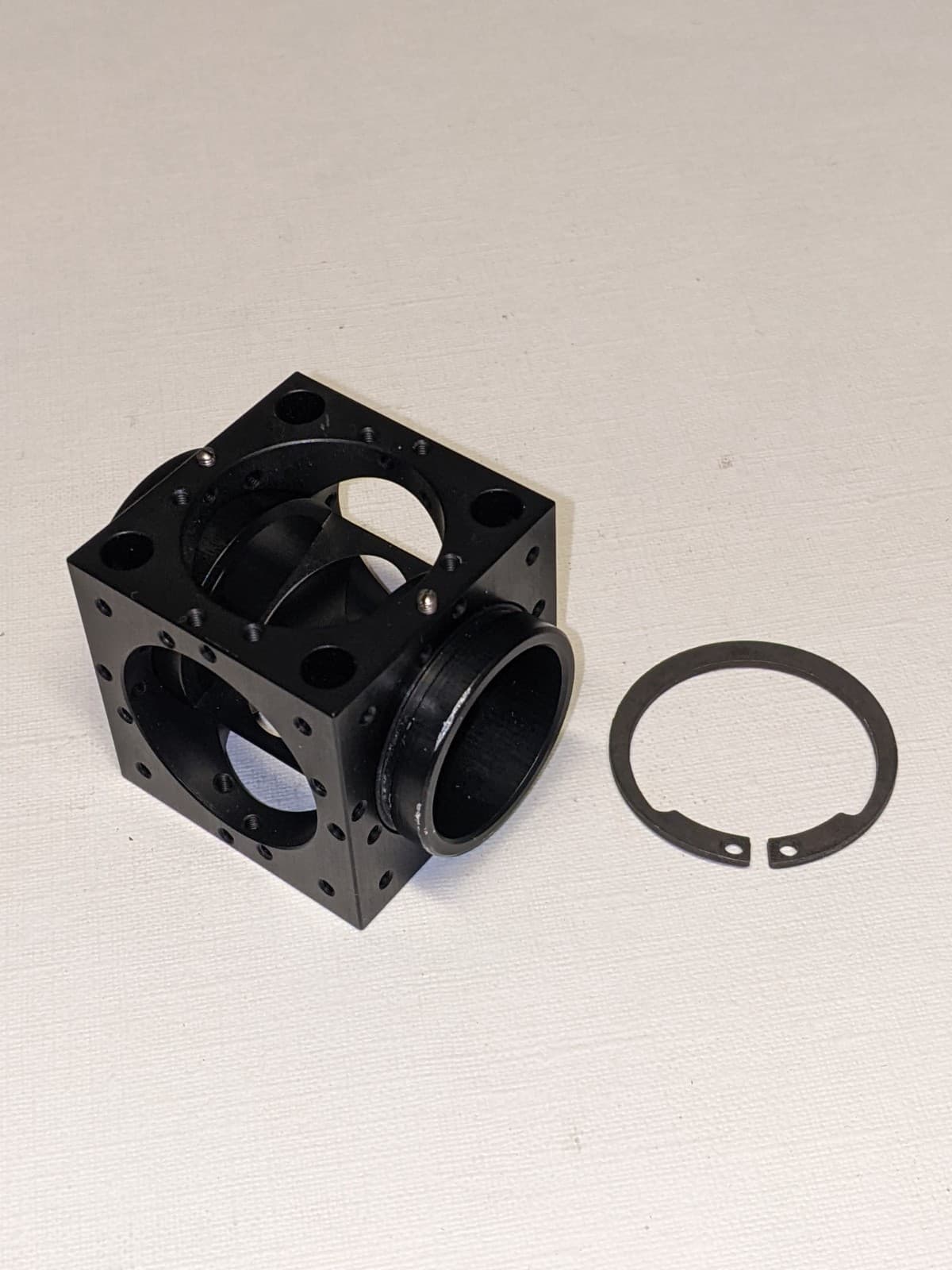 Optics Rotatable Plate Holder WITH Cube 30 Optomechanical Microbench Linos 3