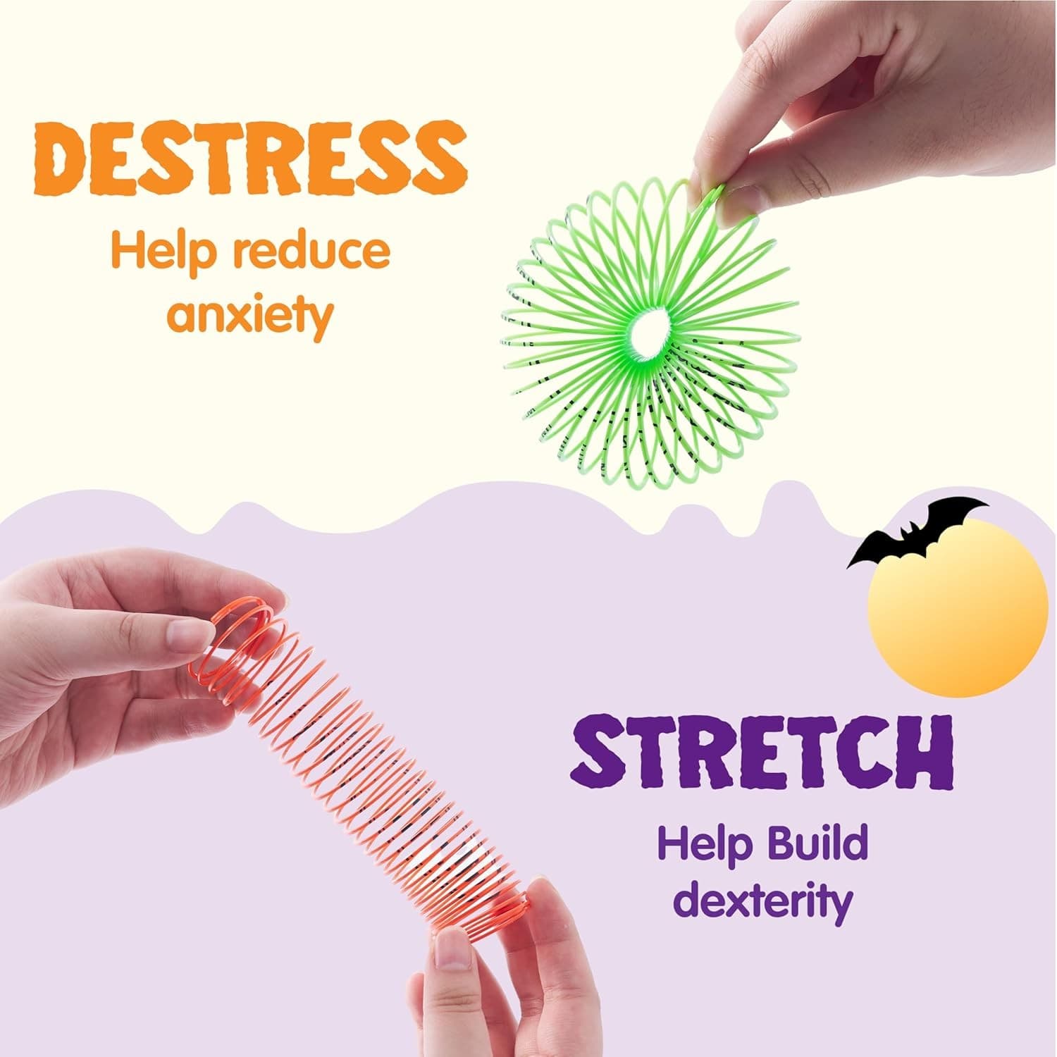 JOYIN 36 PCS Halloween Coil Spring Toys for Kids, Mini Magic Springs for...  5