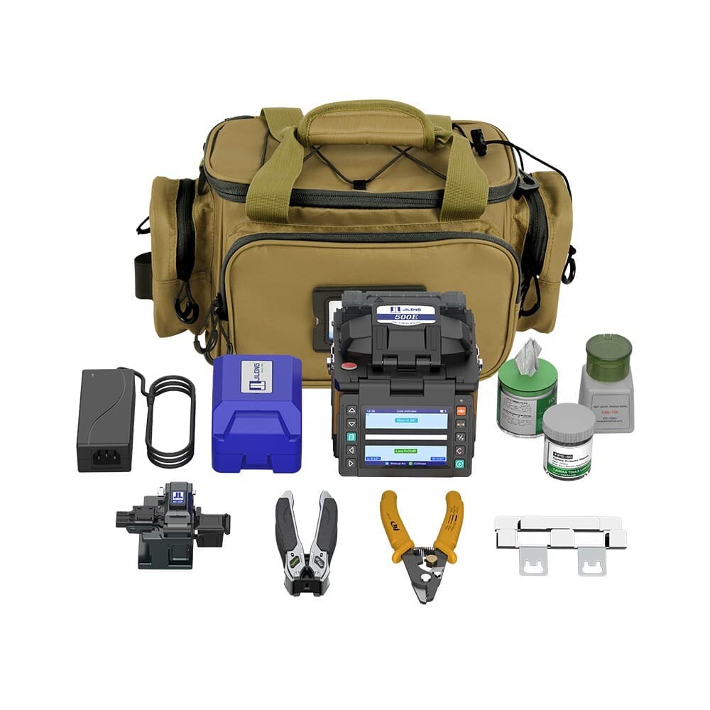 Jilong 500E FTTx Fiber Optic Fusion Splicer Support Active-Clad Alignment Splice 2