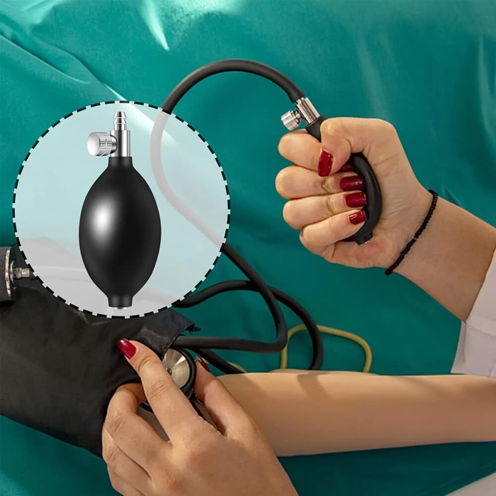 3Pcs Blood Pressure Latex Bulb Inflation Bulb Pump Hand Squeeze Bulb Air Valve 6