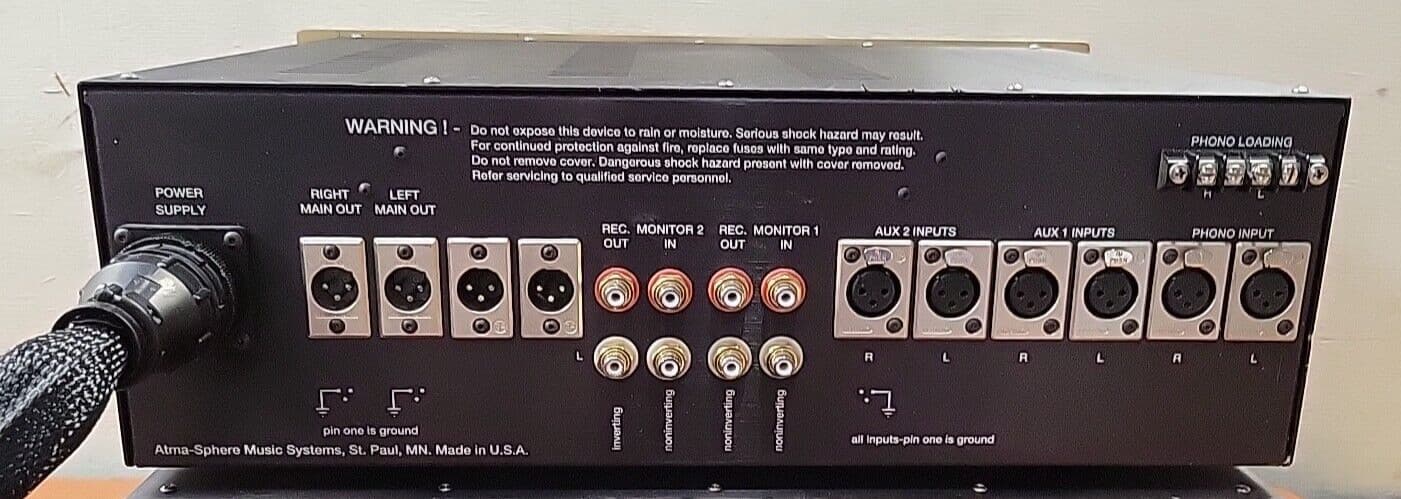 Atma-Sphere MP-1 MUSIC AMPLIFIER AND POWER SUPPLY 5