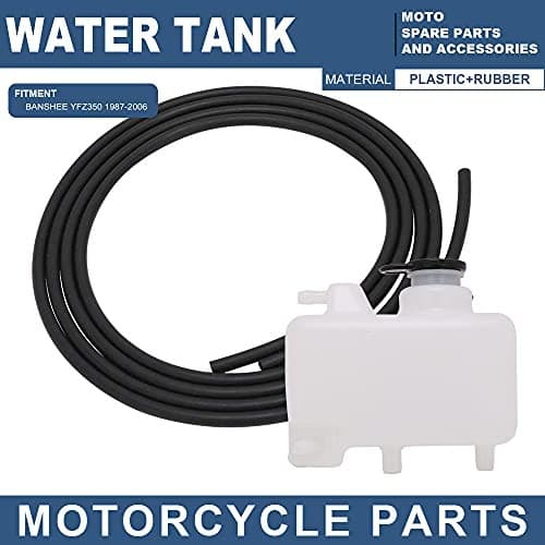 ATV Coolant Reservoir Tank with Radiator Hose for Banshee YFZ 350 1987-2006,  6