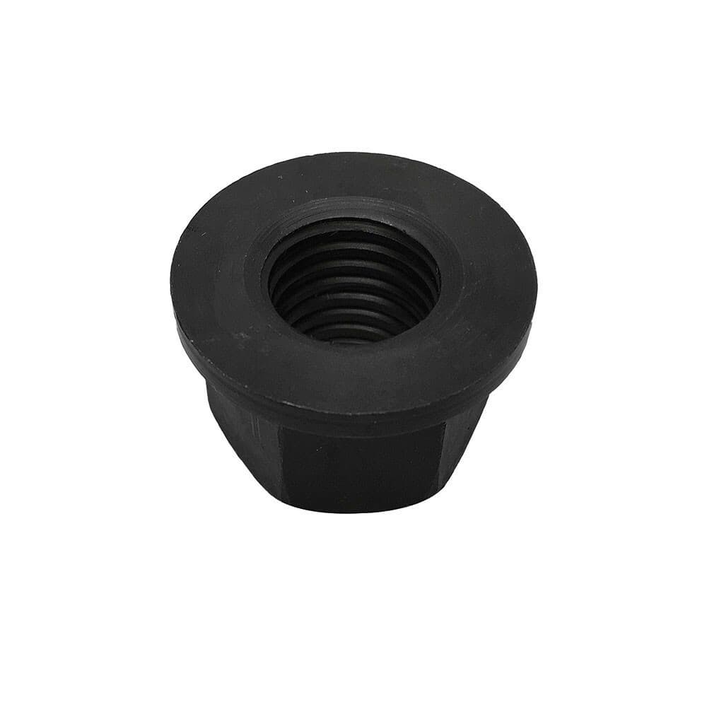 2 Pc Thread Flange Nut 3/8''-16  Steel Hex Threading Black Oxide Finish