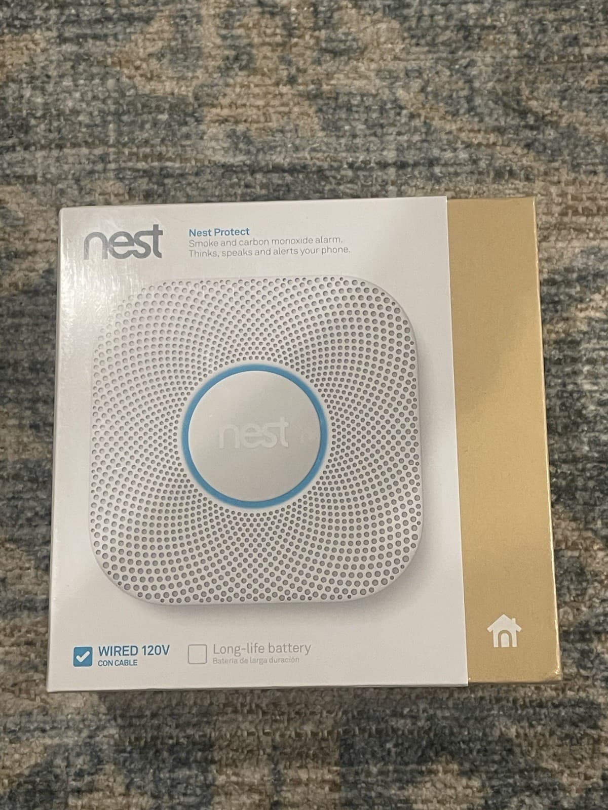 Nest Protect Carbon Monoxide Smoke Detector - S3003LWES Wired 120V New Read Desc