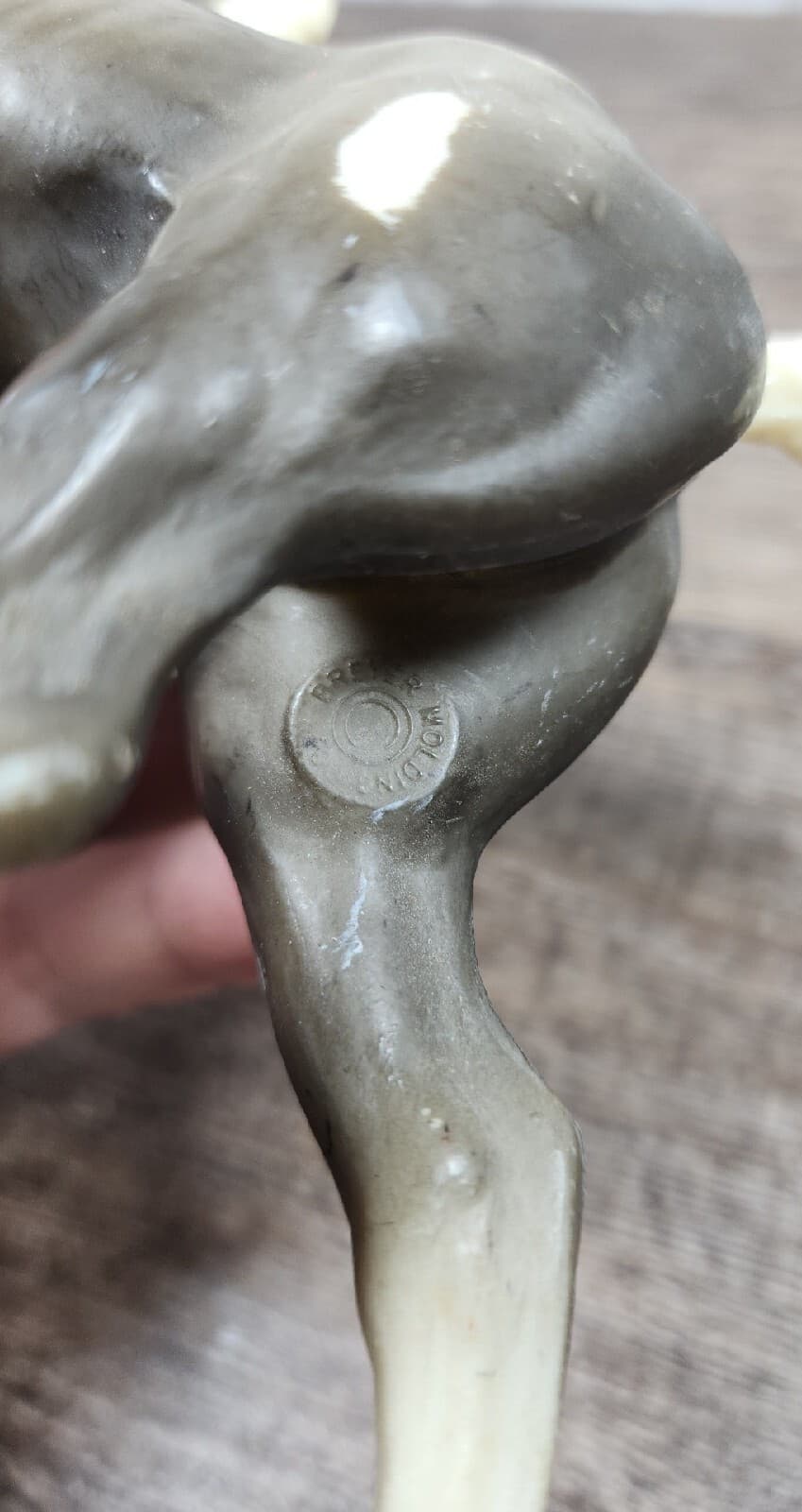 VTG Breyer Running Foal Gray Called Smoke White Points Horse Early 1960’s 7” 6