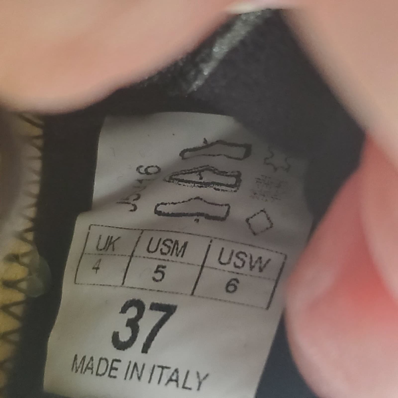 La Sportiva Genius Womens Climbing Shoes Sz 6 Red Black Yellow Lace-Up 5