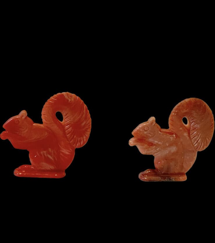 1940-1960 Cracker Jack Prizes 15 Animals Rhino Birds Giraffe Squirrels Fish Dogs 6