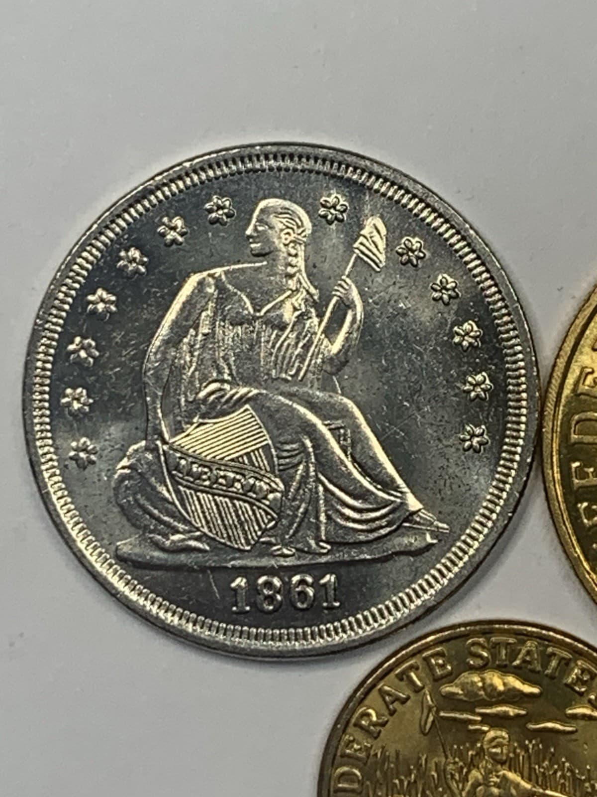 1861 CSA Confederate States Of America COPY Restrike Coin Lot Of 3**XKRLX6785 2