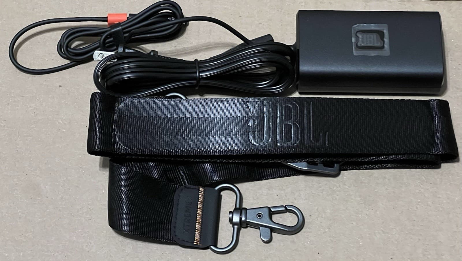 Genuine JBL Xtreme 2 Speaker Strap & Power Adapter Charger Pair Original NEW