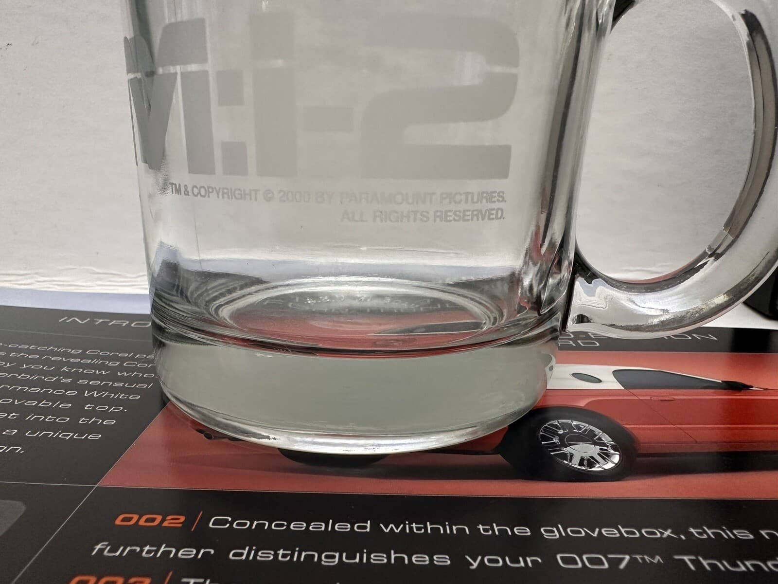 2000 Paramount Pictures Mission Impossible 2 Coffee Mug, Coaster, Car Etc. M:i-2 4