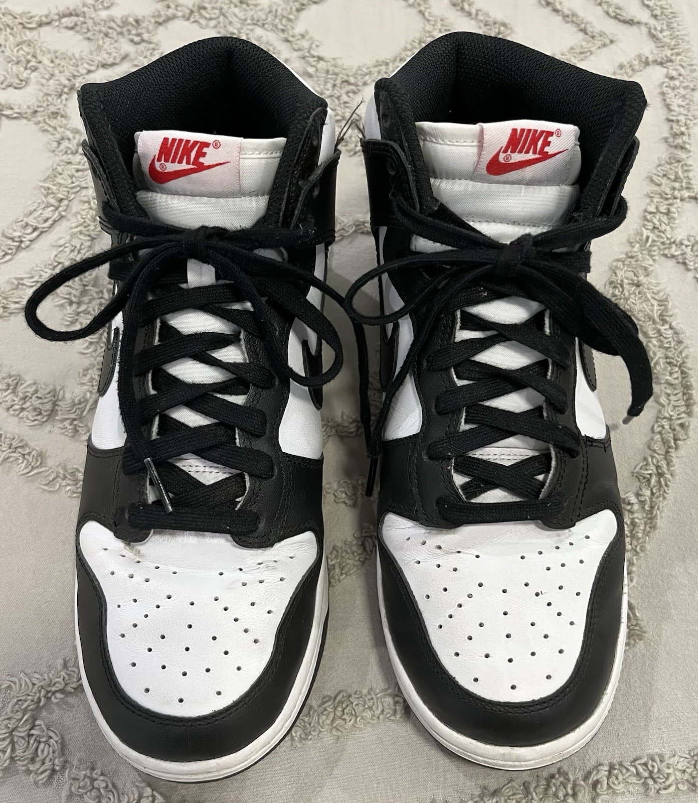 Nike Dunk High Panda Black And White Size 9 DD1869-103