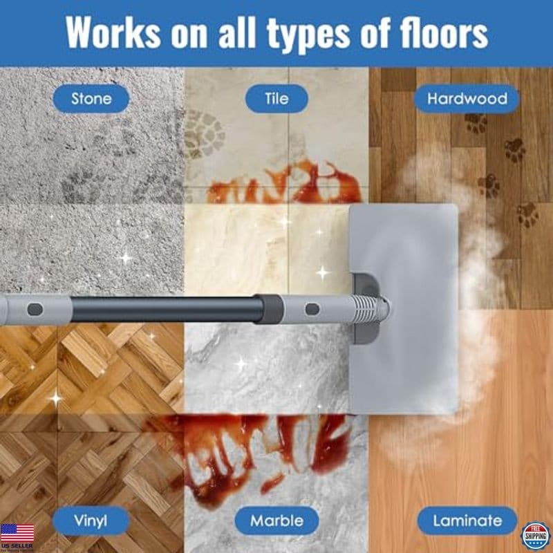 FEPPO 10-in-1 Steam Mop & Handheld Cleaner – Multi-Purpose Steamer for Floors 5