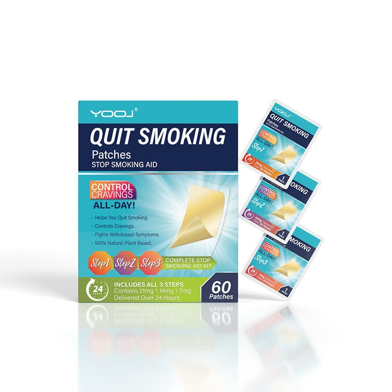 Quit Smoking Patches Step 1 2 3 - 21mg, 14mg, 7mg Nicotine, 60 Count Stop Aid 5
