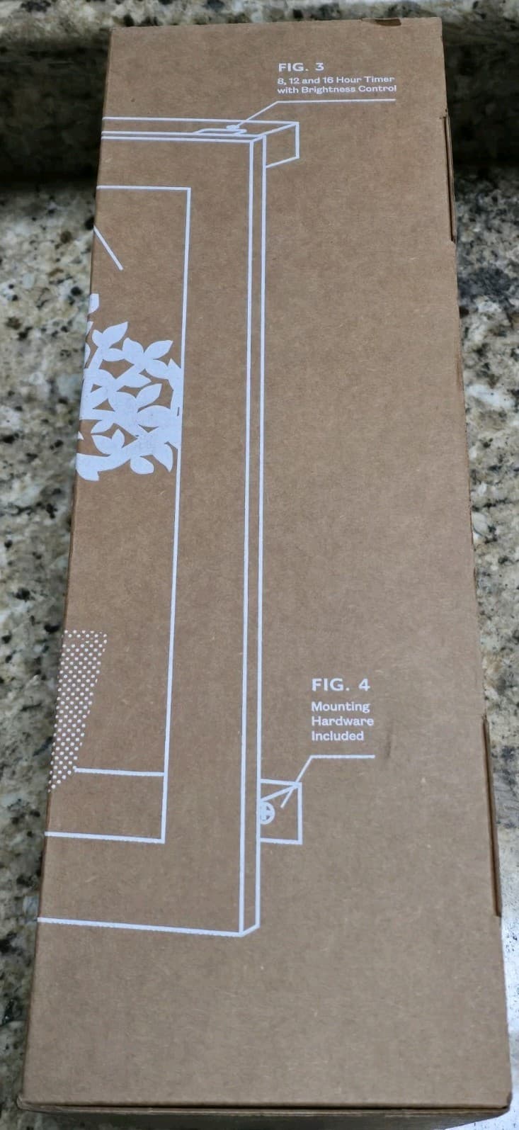 Set Of 2- Portrait Grow frame Modern Sprout Matte White  9.6" x 17.25" x 5.5 NEW 3