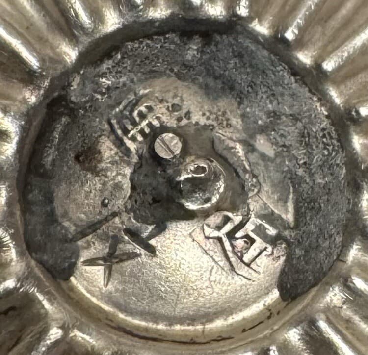 Antique Estate Chinese Sterling Intricate Pumpkin Shape Trinket Box Signed 5