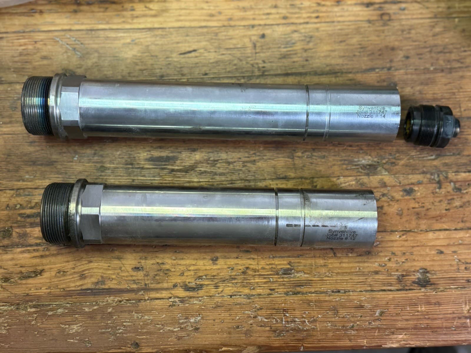 2 Used Synventive Hot Runner Injection Nozzle #12 #14
