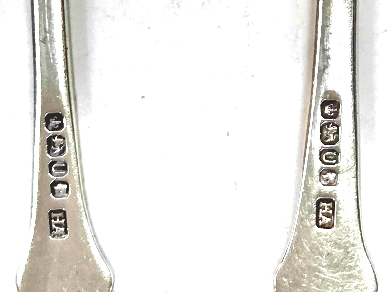 Antique English Sterling Silver Lobster Pick Fork Scoop Mono (2) 4