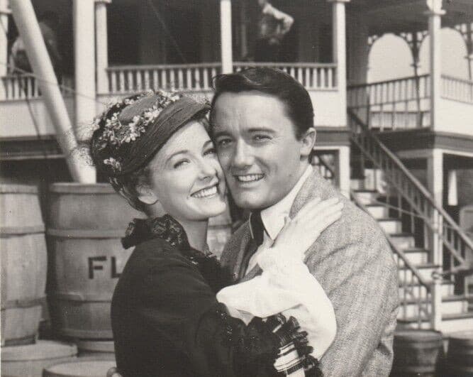 NBC Telop Bump Card Promo Photo 1958 Riverboat Vera Miles Robert Vaughn DBW