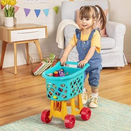 Battat - Grocery Cart – Deluxe Toy Shopping Cart with Pretend Play Food Acces... 5