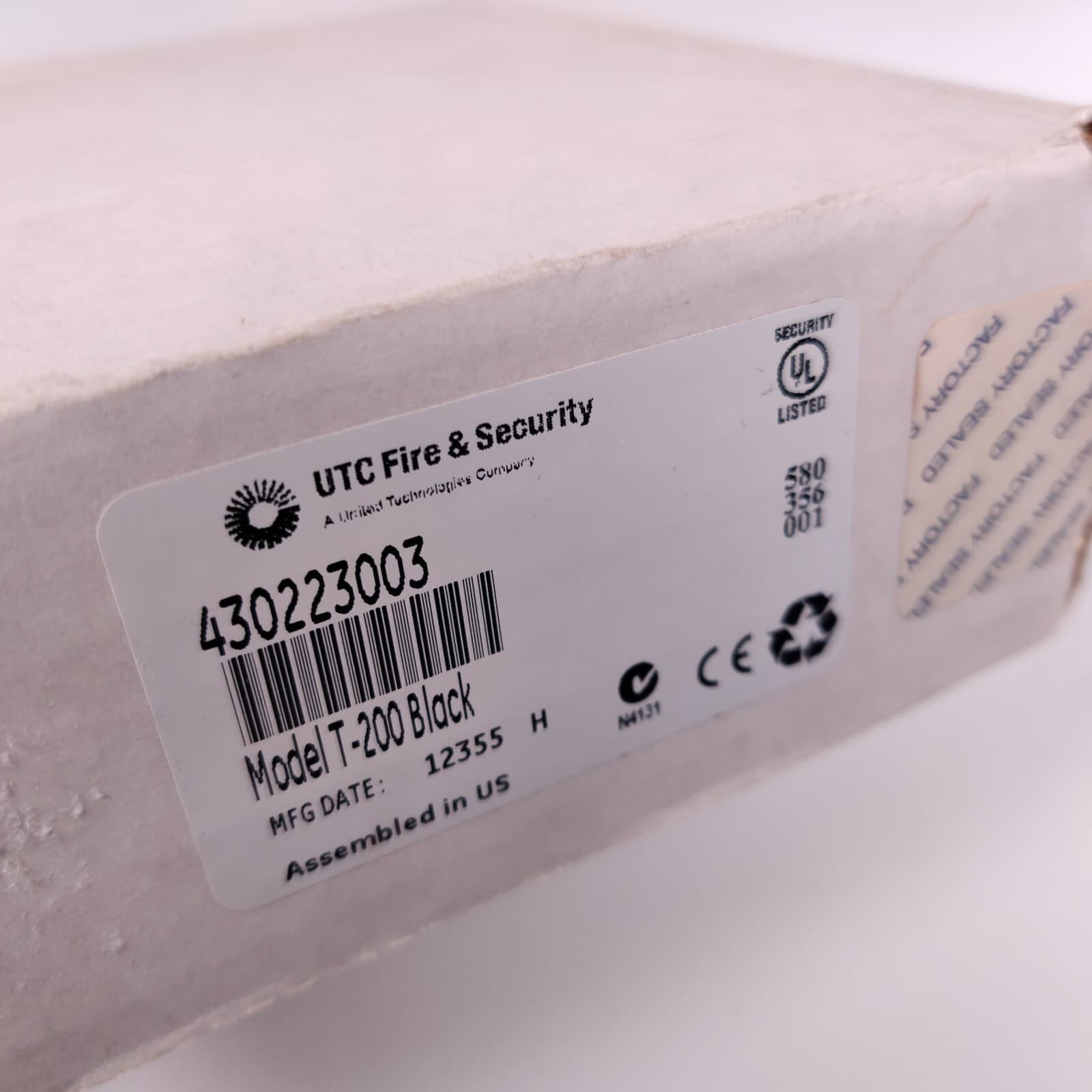 UTC Interlogix Lenel Access Control Reader Black T-500SW 430209002 3