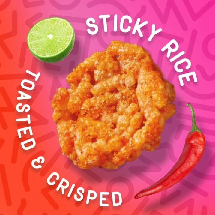 Wowza Crunchy Rice Crisps Fuego Lime, 9.2 oz. 6