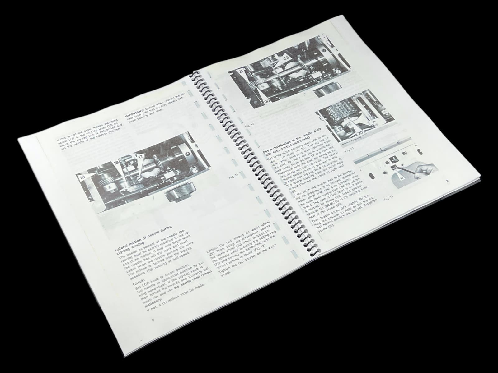 Bernina 830 831 832 Adjustment Manual: Coil Bound 48 Pages 2