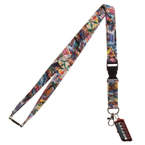 DC Comics Justice League of America Classic Comic Covers 18" Lanyard NEW UNUSED