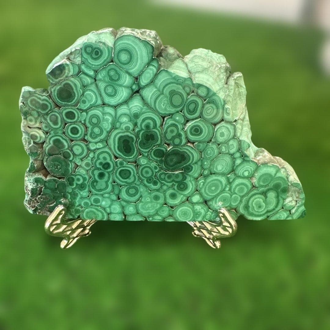 Suiseki Bonseki Bonsai Japanese Malachite Plate