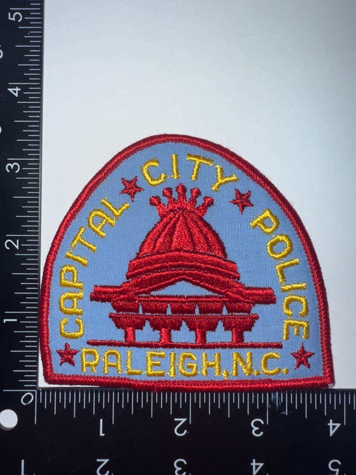Raleigh North Carolina NC Police Shoulder Patch Obsolete Collectible