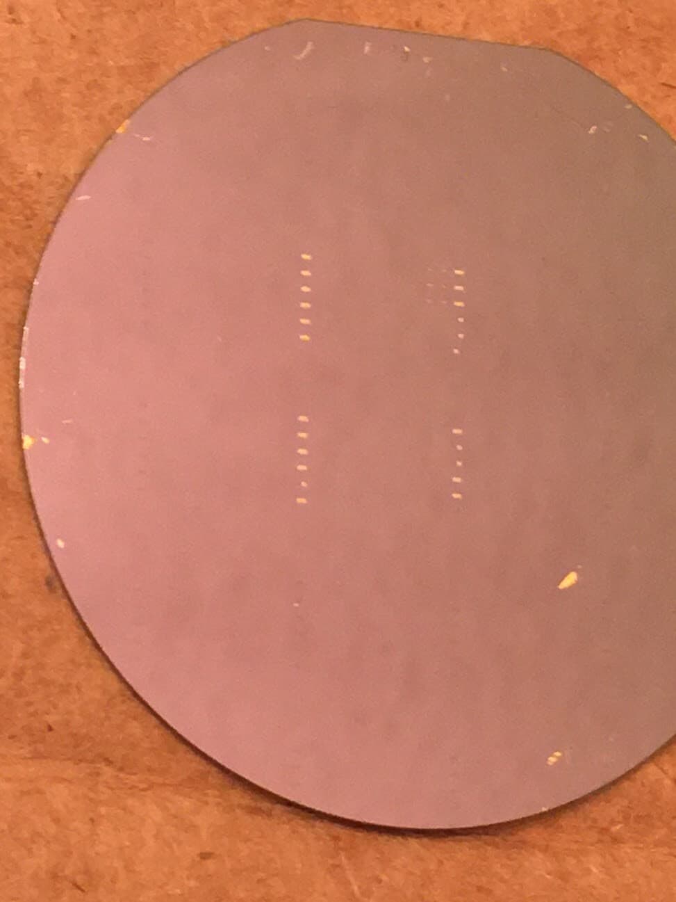 2" Silicon Wafer Unique Extremely Rare  RF NAND Vintage CPU Chip 3