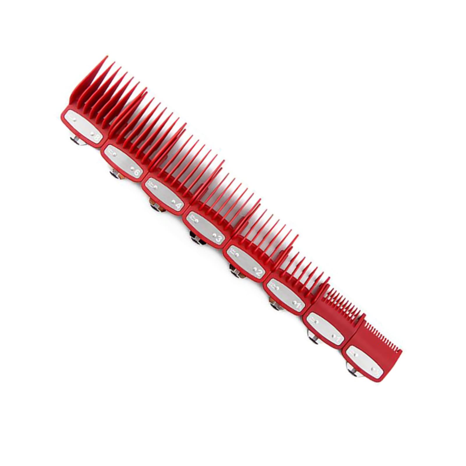 Replacement 8PCS Hair Clipper Metal Clip Guides Limit Combs Guards For WAHL e 4