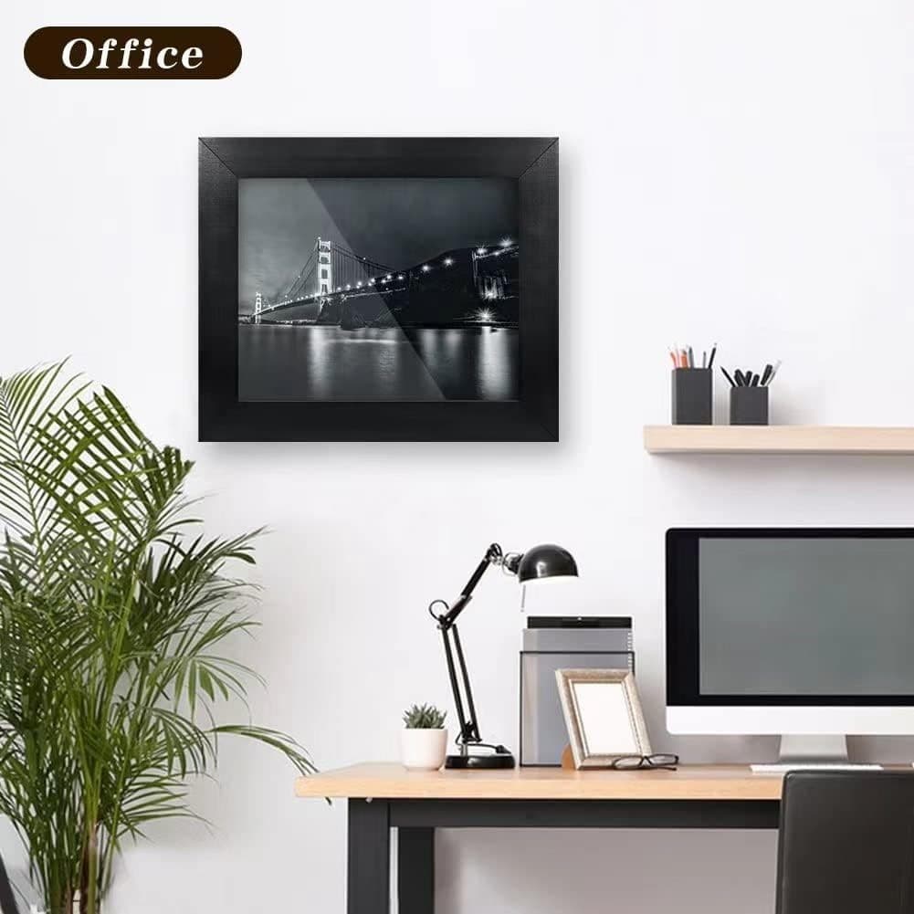 Elegant Wooden Picture Frame with Hidden Gun Safe & Valuables Storage 4