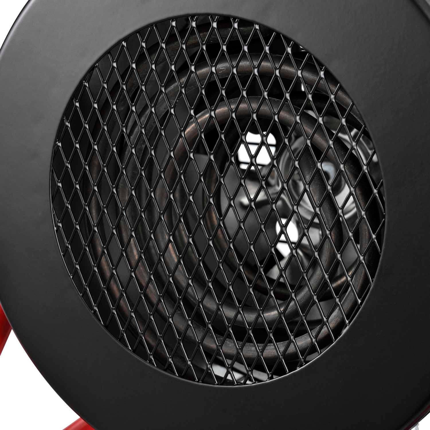 Portable Electric Space Heater With Thermostat 1500 watt 120v Red 6