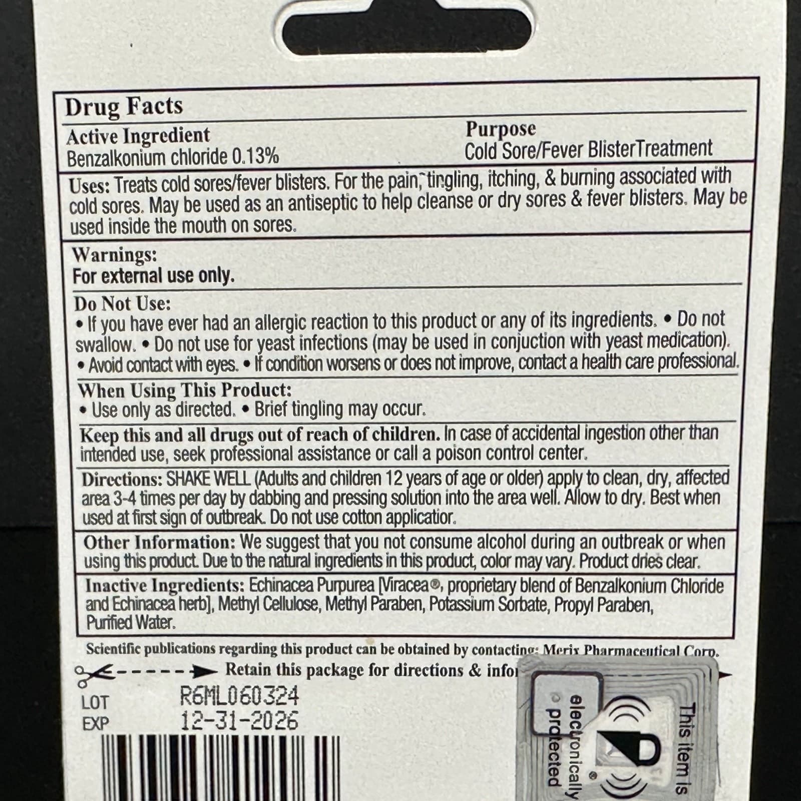 RELEEV 1 Day Cold Sore Symptom Treatment .20oz EXP 12/2026 3