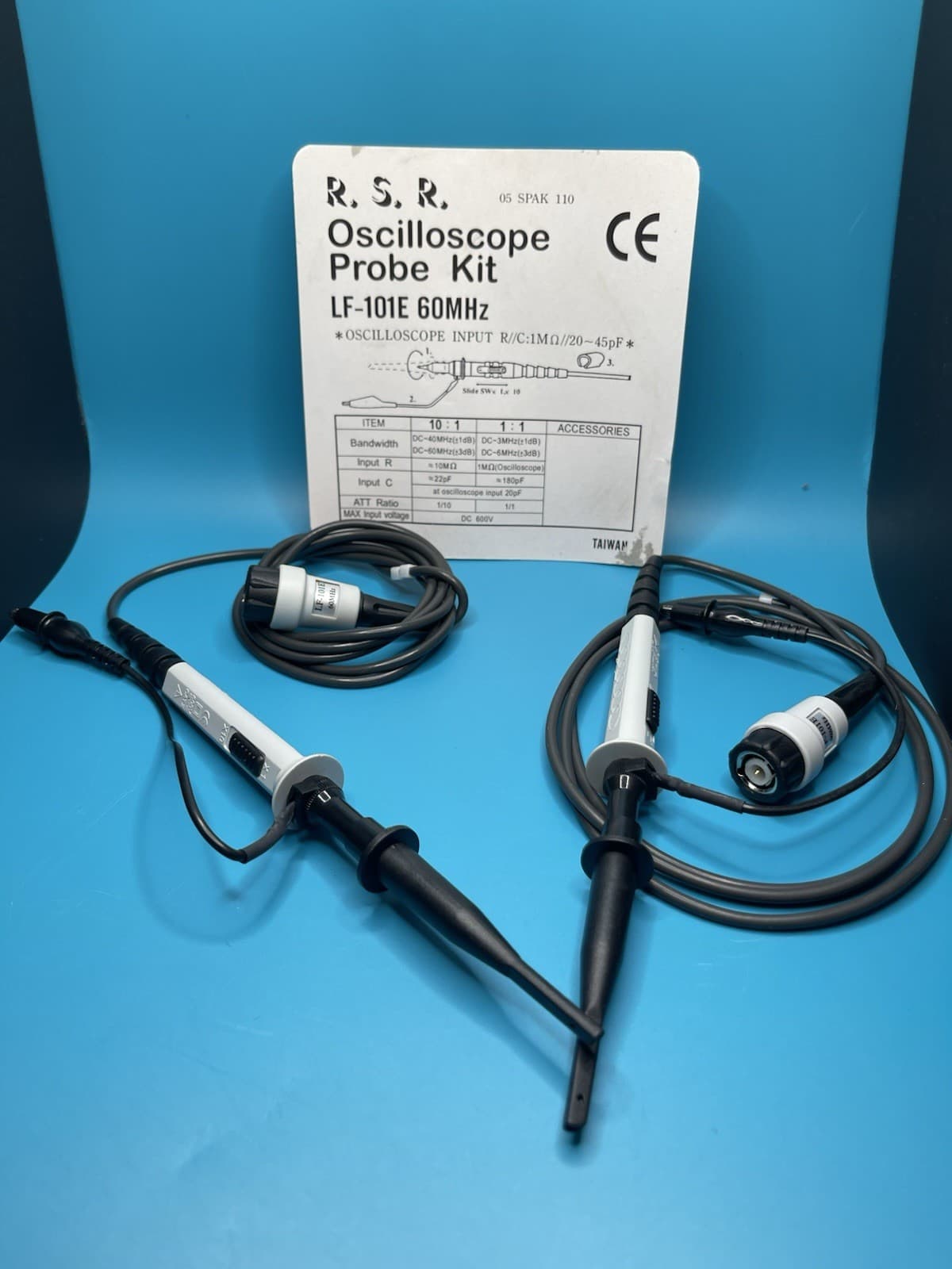 RSR Electronics Oscilloscope Probe LF-101E  Connector 60MHz
