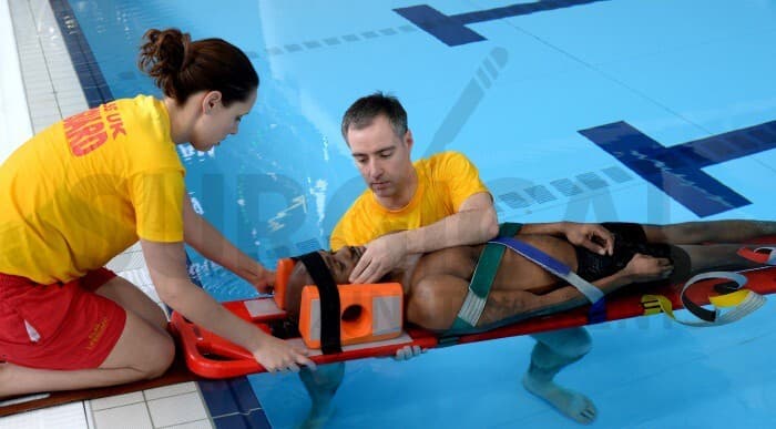 Blue EMT Backboard Spine Board Stretcher Immobilization Kit Free Trauma Bag Hi-Q 6