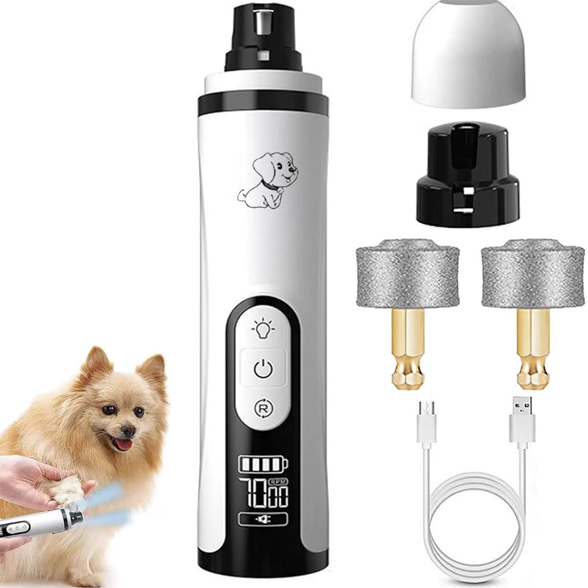 Silent Groom Pro Nail Grinder 2025 Upgraded Silent Groomer Pro Nail US 5