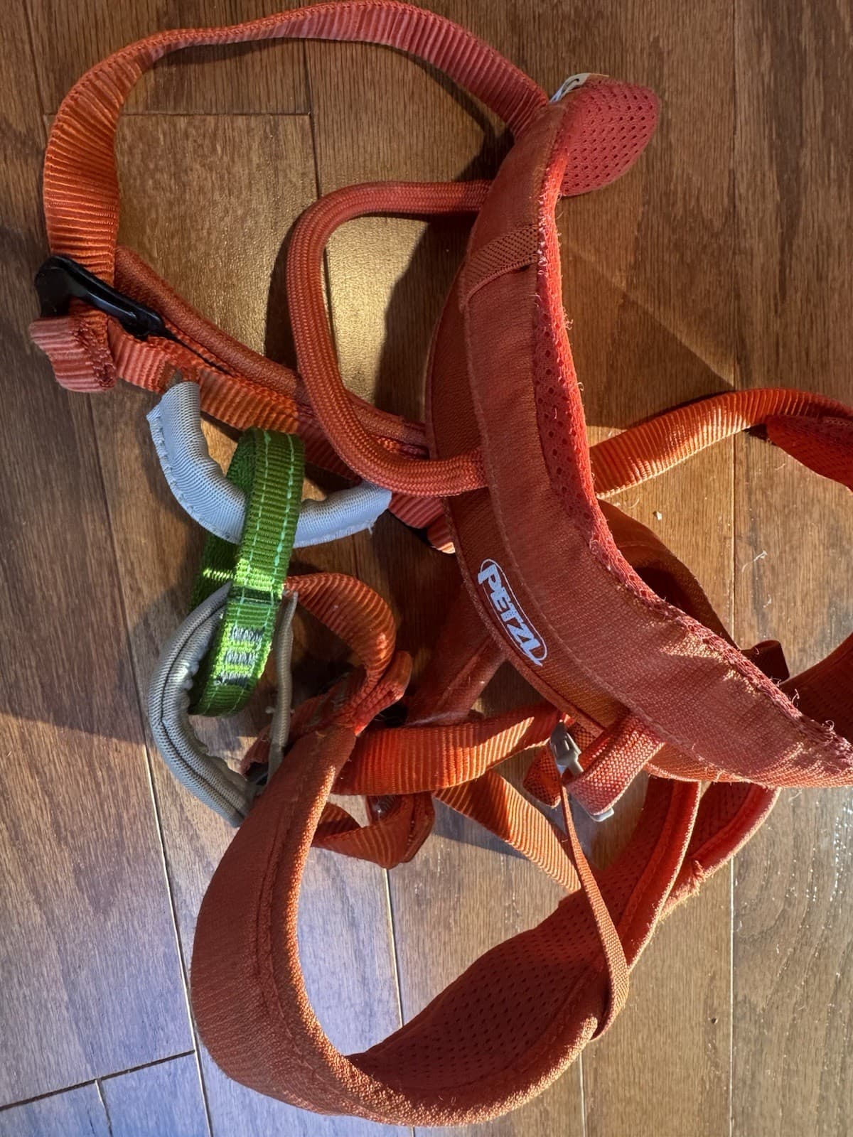 Petzl Macchu Kid’s Rock Climbing Harness Orange  2