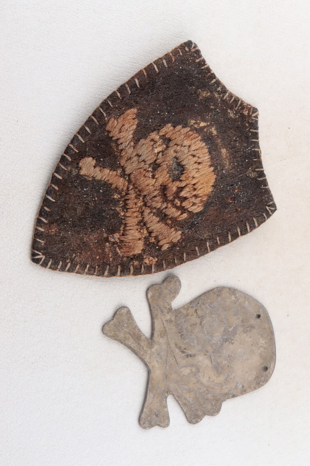 Skull Bones hat badge war period WW1 Handmade embroidery WWI ww2 WWII Battlefiel 6