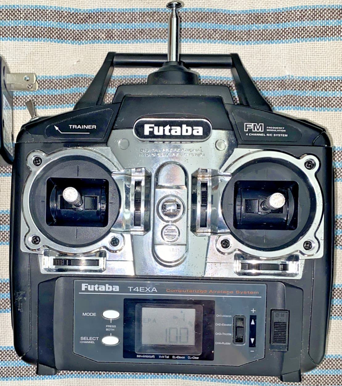 Futaba T4EXA 6-channel Radio Transmitter Controller Plane Airplane RC 2