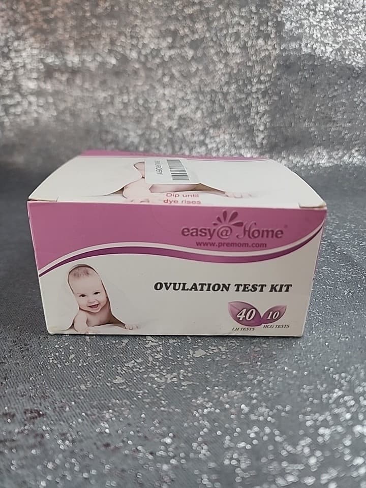 Easy@Home Ovulation Pregnancy Test Strips Kit by Premom 40 LH 10 HCG Exp 11/27