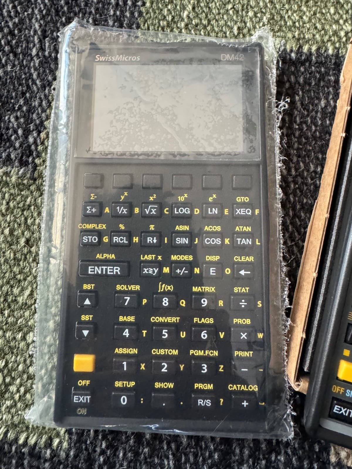 SwissMicros C47 (DM42) RPN Scientific Calculator w/ extra DM42 Screen/Key Face 4