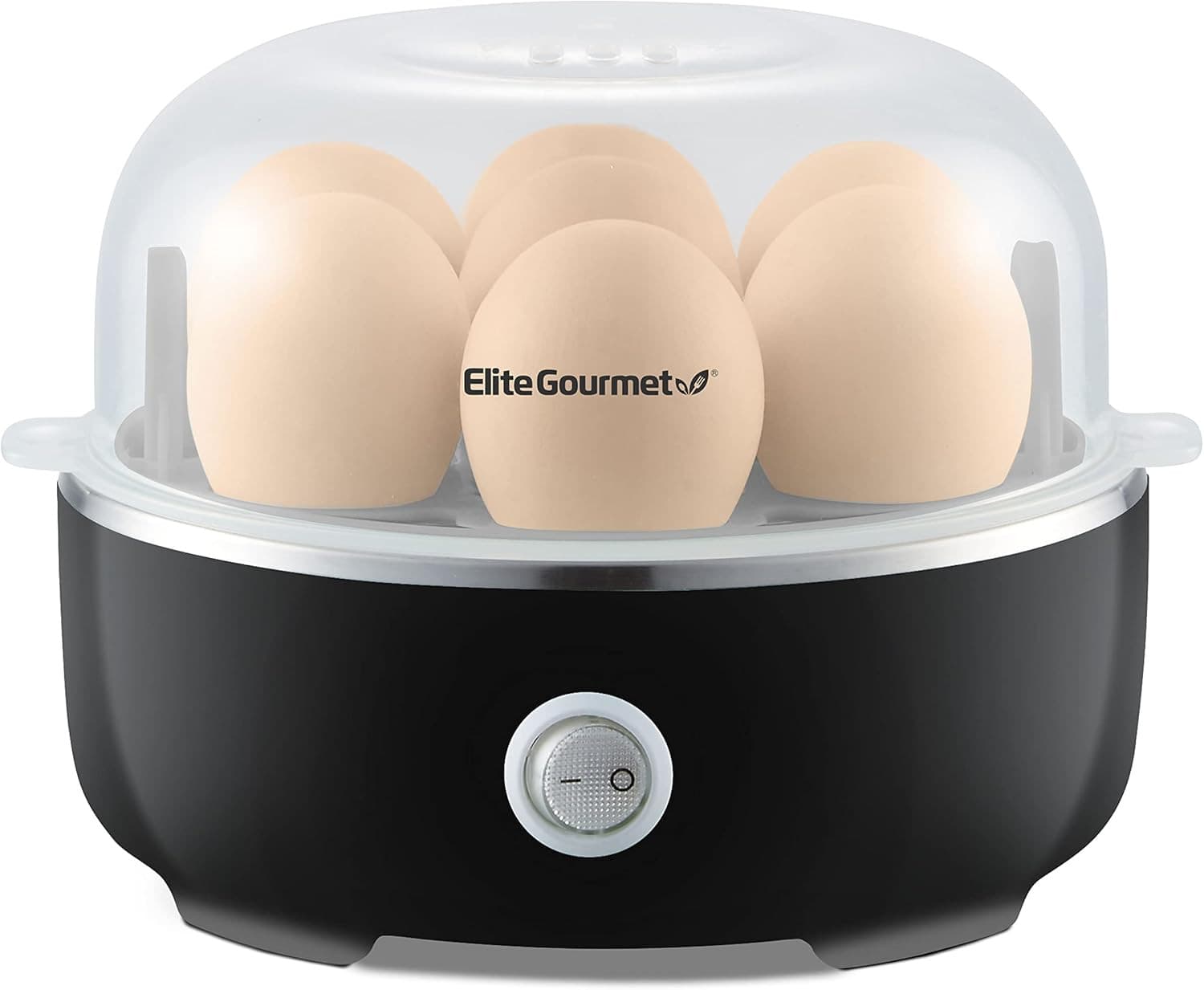 EGC115B Easy Egg Cooker Electric 7-Egg Capacity Soft Medium Hard-Boiled Egg...