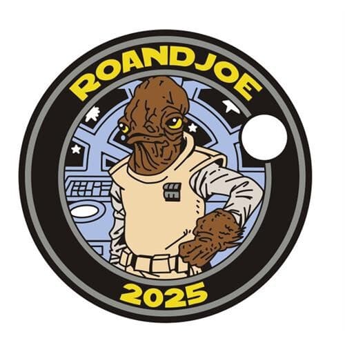 Pathtag  #57549 2025 Star Wars Geocoin Geocaching  Admiral RoJo Admiral Ackbar