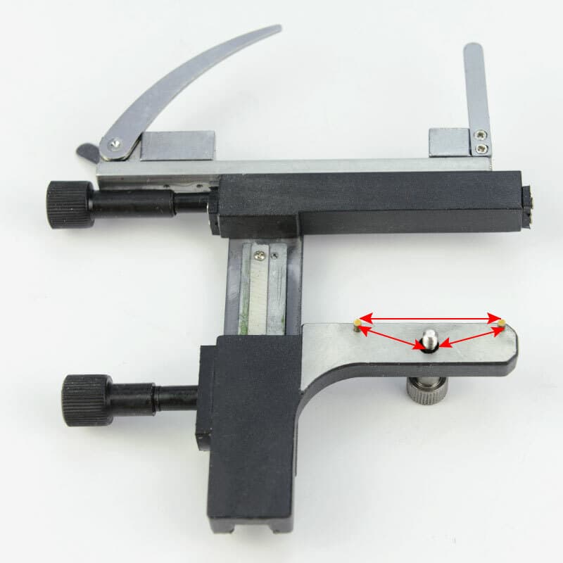 Microscope Attachable Mechanical Moveable Stage X-Y Stage with Scale f Specimens