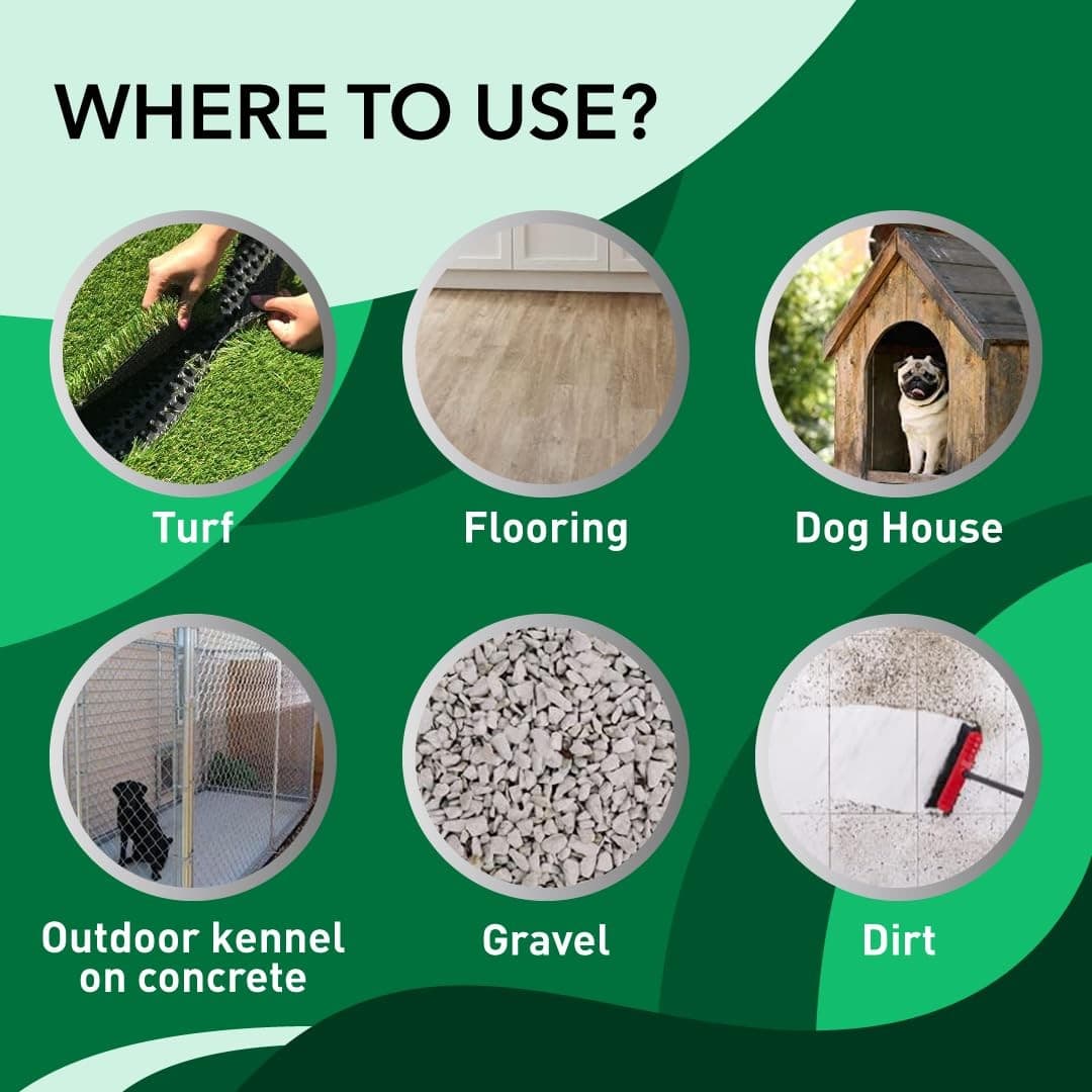 , KOE Kennel Odor Eliminator Concentrate, Great for Cages, Runs, Floors & More, 3