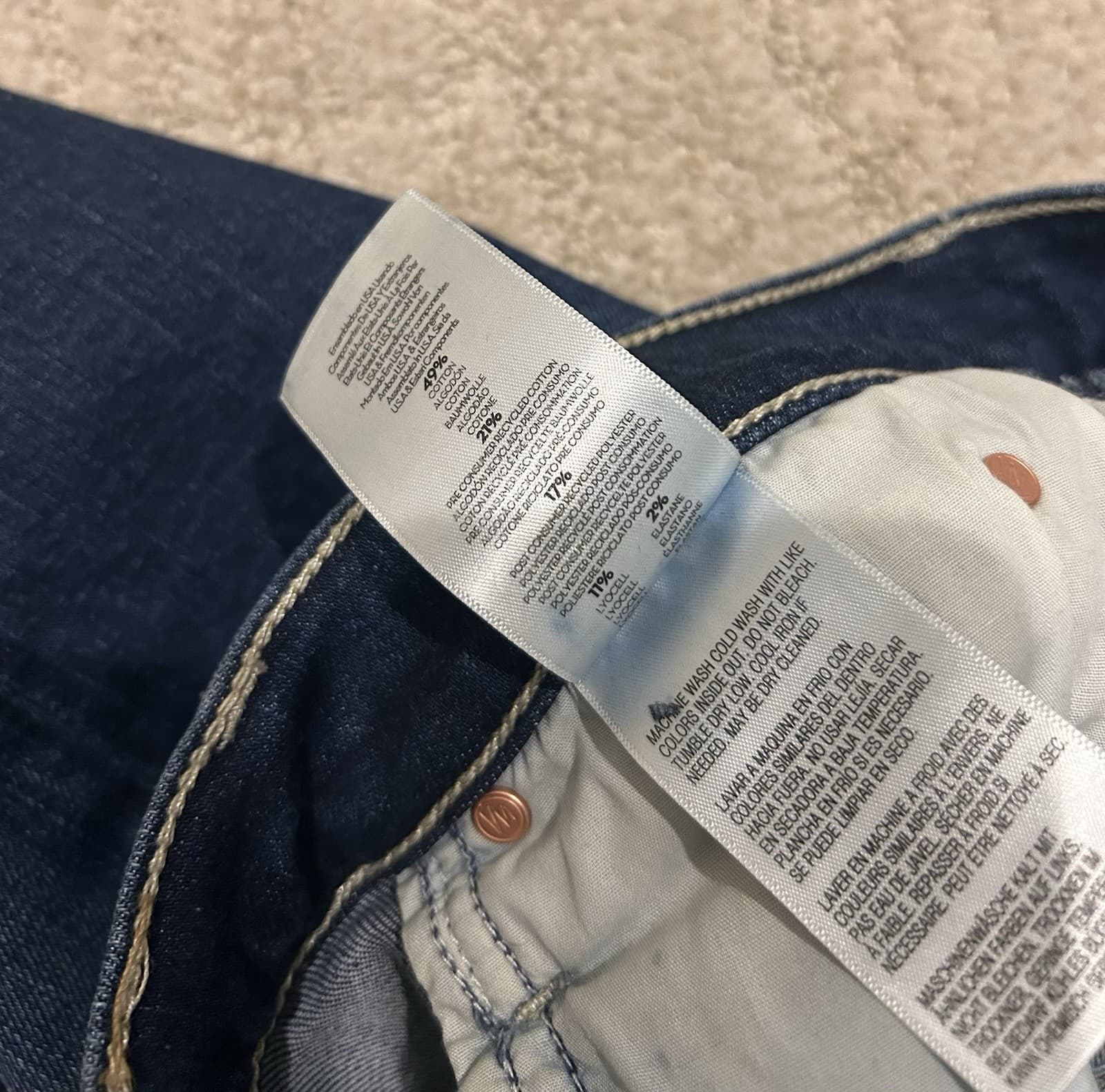 MOTHER woman's dark wash trouble maker The kick it denim jeans, SZ 26, BNWT* 5