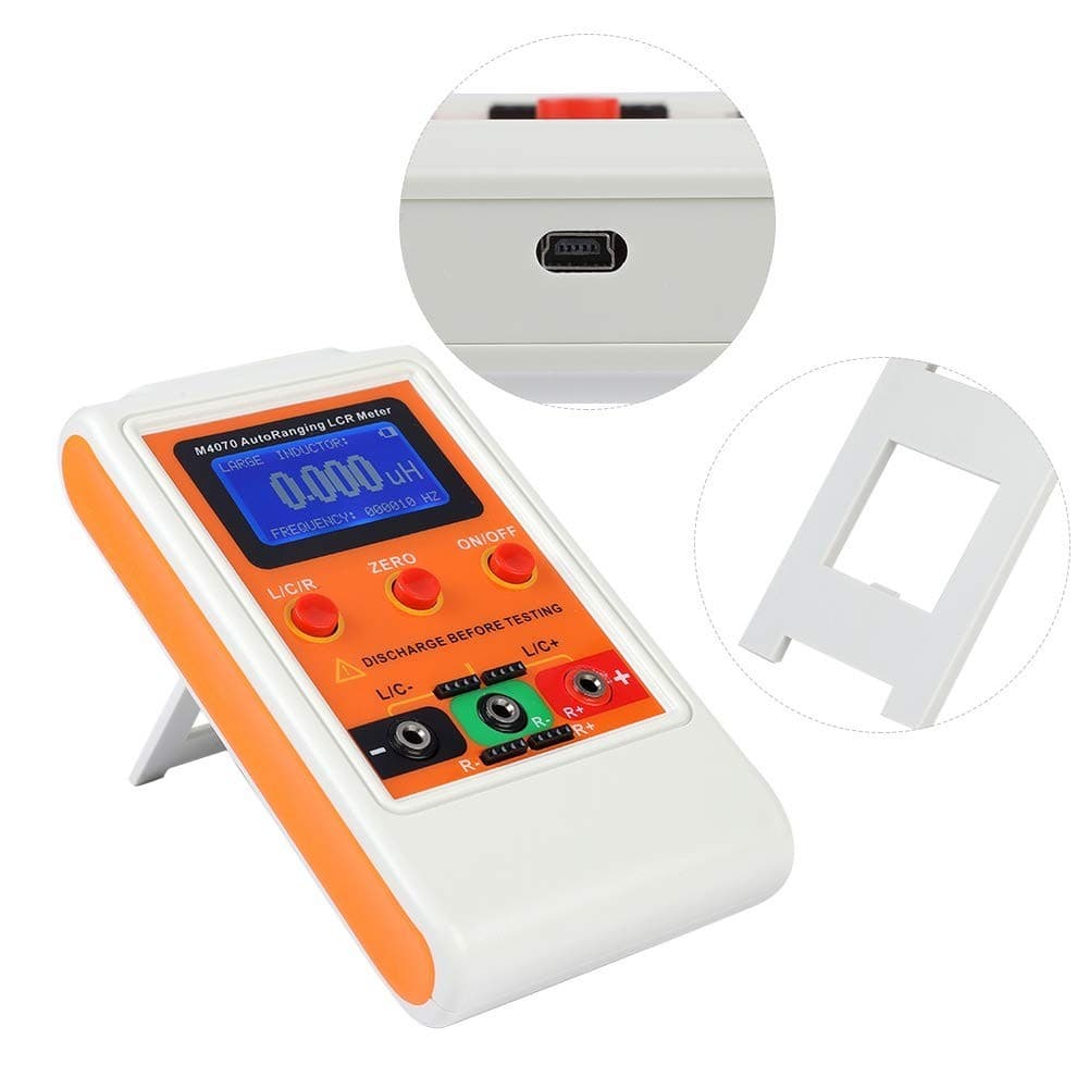 M4070 Handheld LCR Meter Auto Ranging Capacitance Inductance Resistance Tester.
