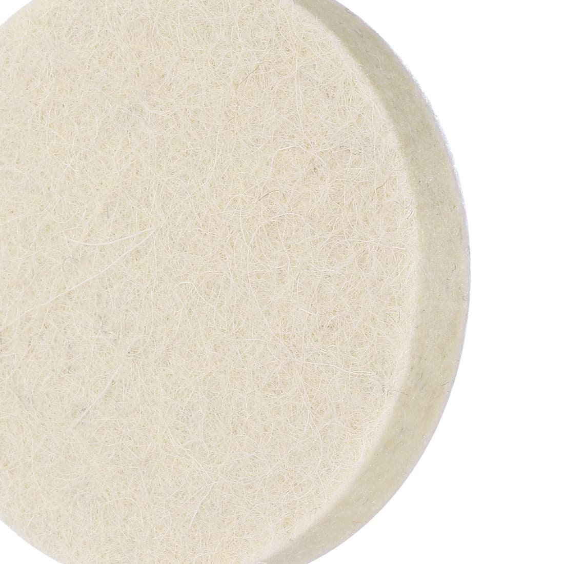 2-Inch Wool Polishing Pad Hook and Loop Buffing Wheel 17Pcs 4