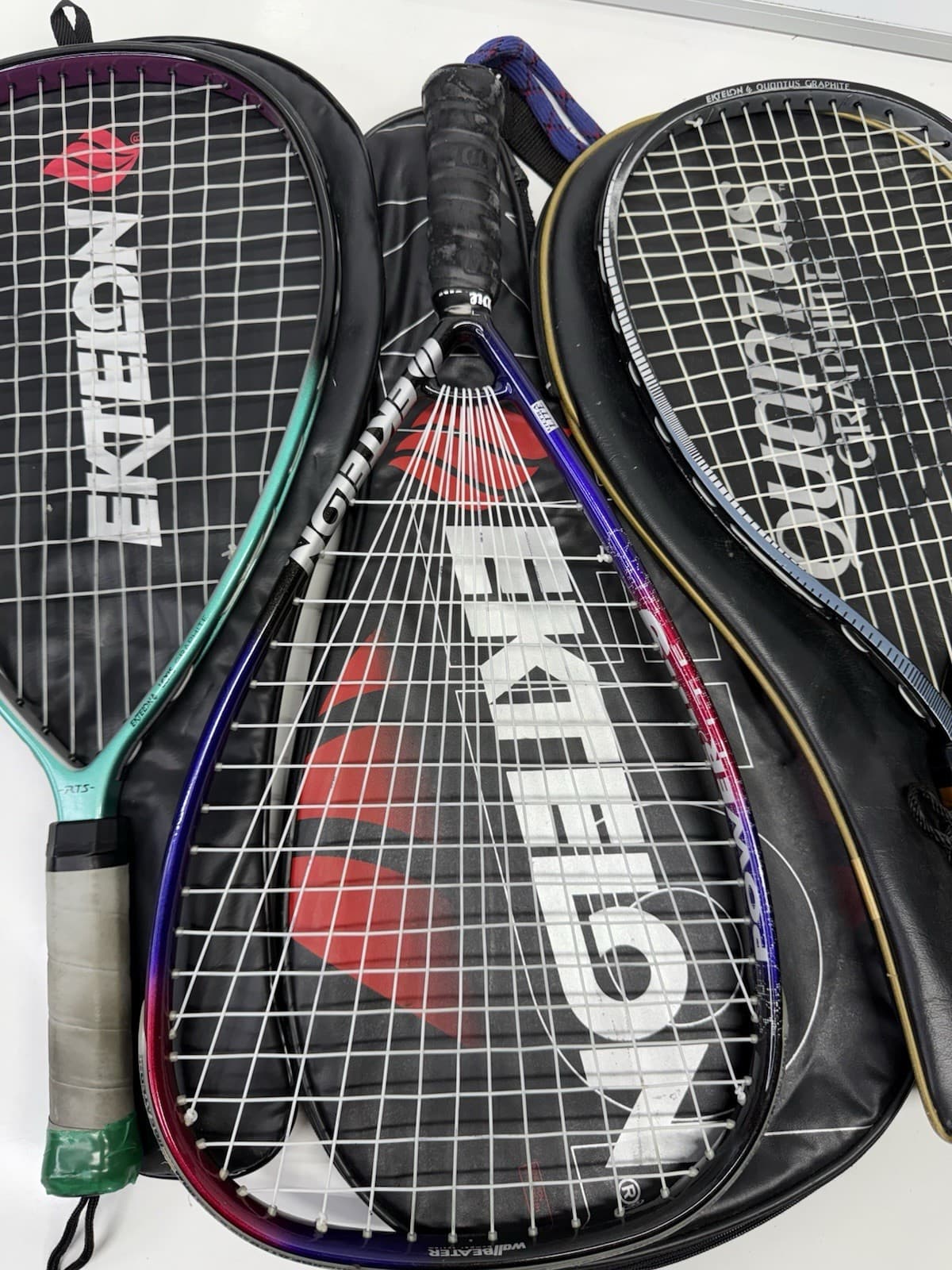 Racquetball Racket with Zip Case Lot Ektelon Quantus xpress 3